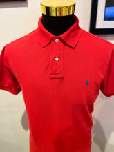 Load image into Gallery viewer, Ralph Lauren 100% Cotton Red Polo Shirt Size Medium Regular Fit