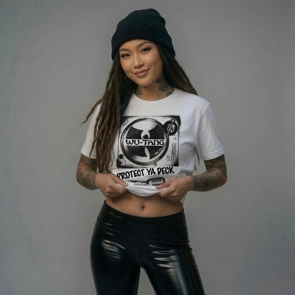 Street & Juice ‘Protect Ya Deck’ 100% White Cotton Graphic Tee