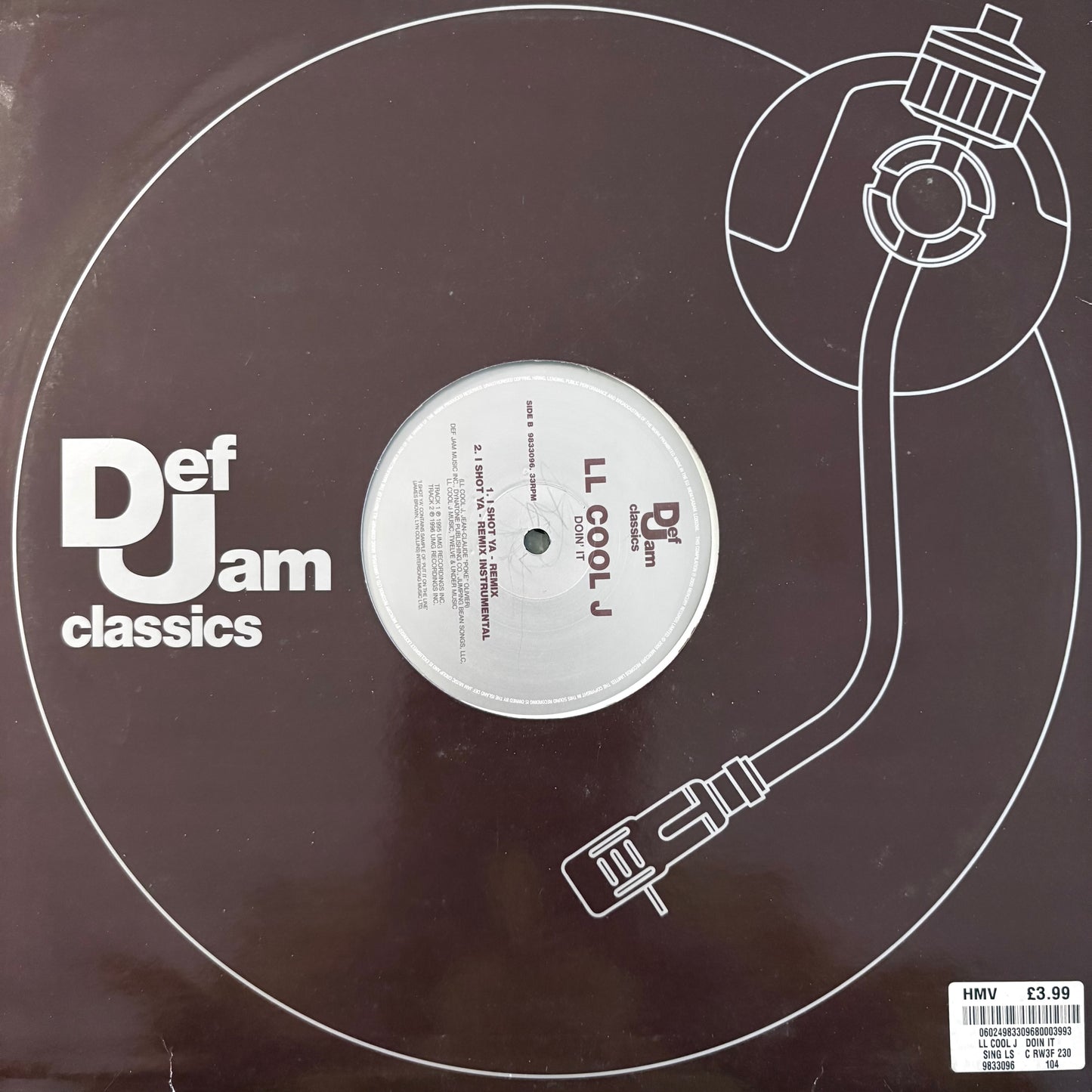 LL COOL J “Doin It” 5 Track 12inch Vinyl Record