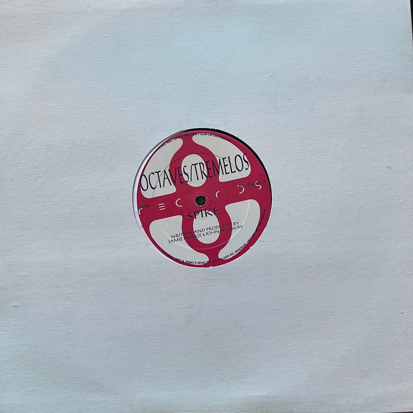 Octaves/Tremelos “Spike” 2 Track 12inch Vinyl Record Plus 8 Records AA Born Under a Rhyming Planet “Live At Jimmy’s”