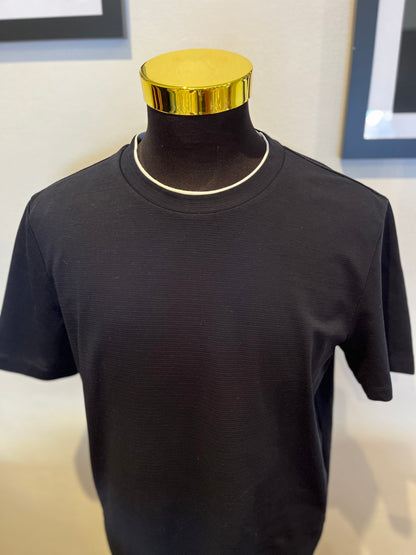 Boss Hugo Boss Cotton Blend Navy Blue T Shirt Regular Fit Size XL
