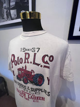 Load image into Gallery viewer, Ralph Lauren 100% Cotton Logo Print T Regular Fit Size Large