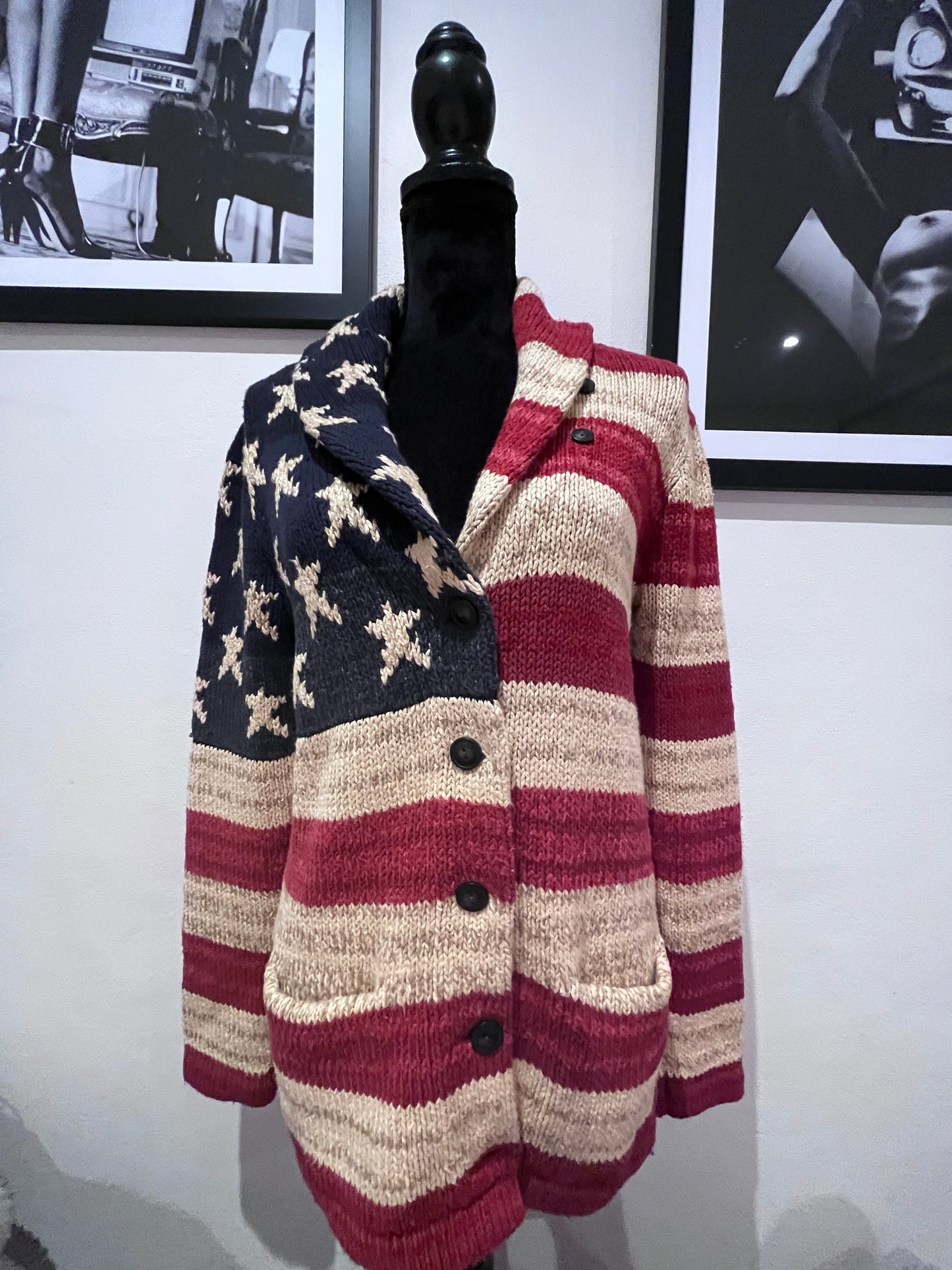Ralph Lauren Denim & Supply Women’s Stars & Stripes Cardigan Size L