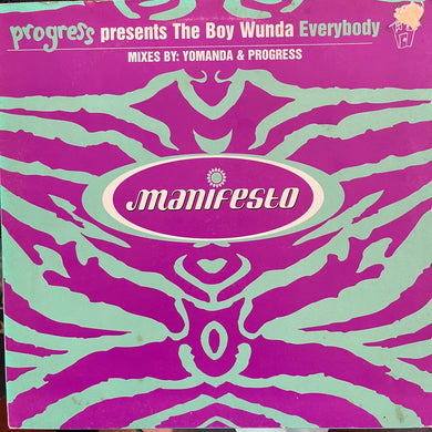Progress Presents The Boy Wunda “Everybody” 3 Version 12inch Vinyl Record on Manifesto Records