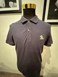 Lacoste 100% Navy Blue Polo Shirt Size US Large Regular Fit
