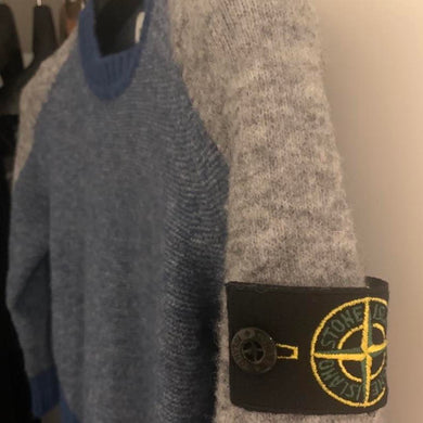 Stone Island Stone Island Junior Blue Wool Sweater Size 5