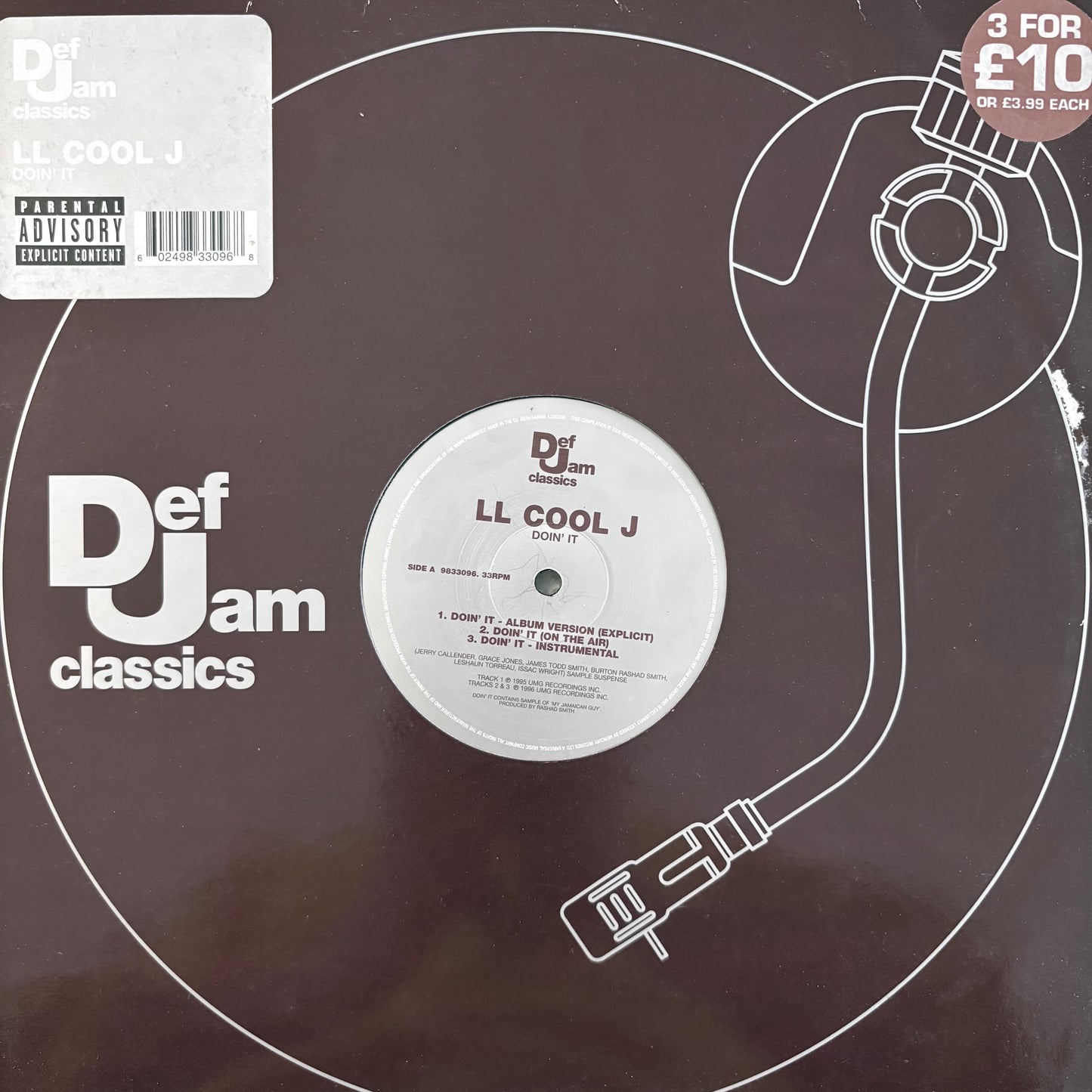 LL COOL J “Doin It” 5 Track 12inch Vinyl Record