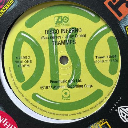 Trammps “Disco Inferno” / “Can We Come Together” 2 Track 12inch Vinyl Record
