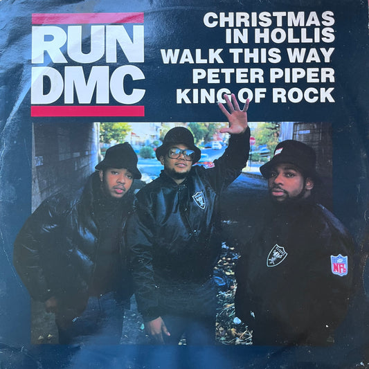 RUN DMC 4 Track EP Includes “Walk This Way” “Peter Piper” 12inch Vinyl also “Christmas in Hollis” “King of Rock”