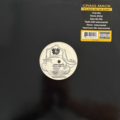 Craig Mack “Flava In Ya Ear” 6 Version 12inch Vinyl Record
