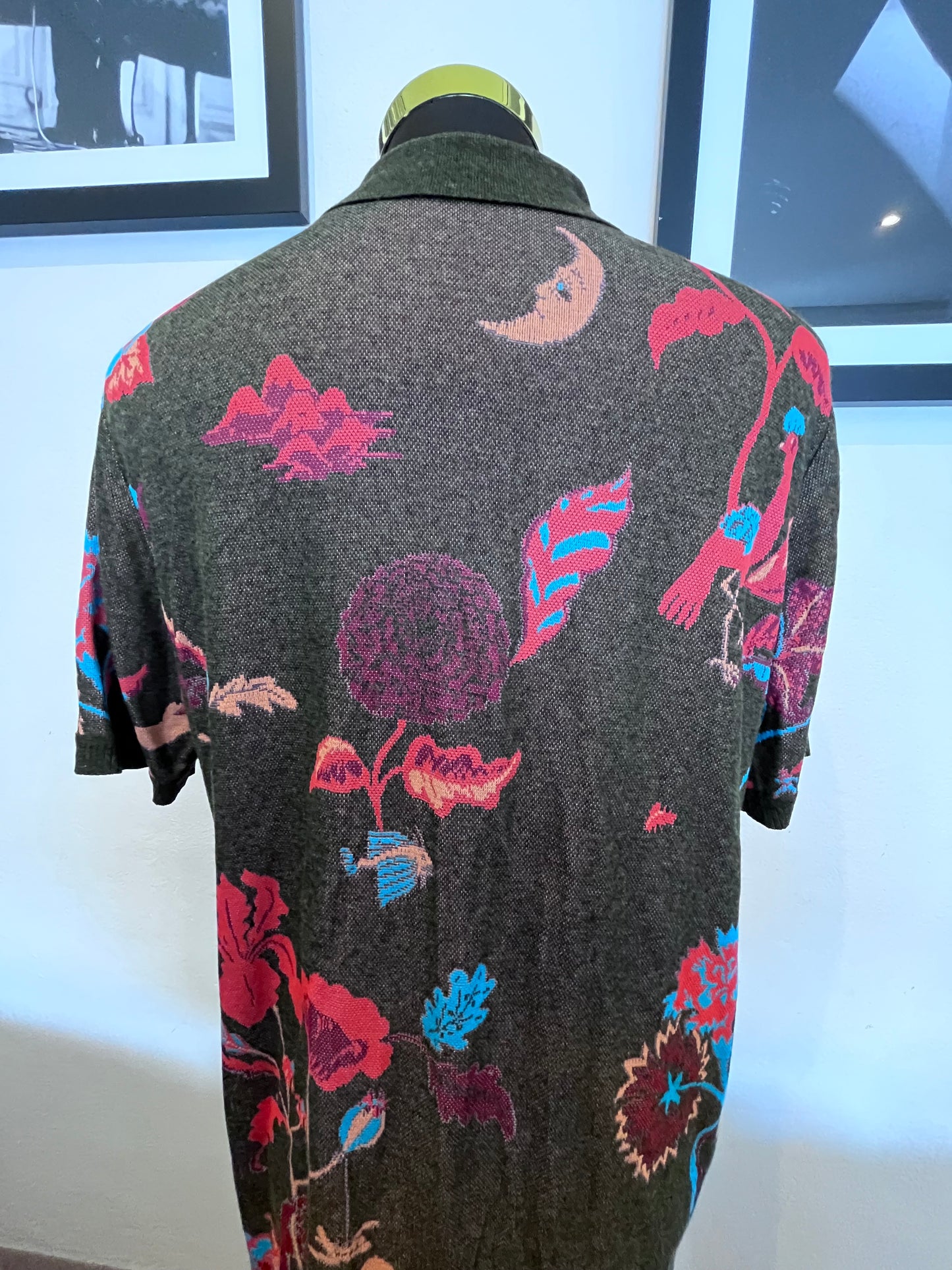 Scotch & Soda Embroidered Pattern Polo Shirt Size XL