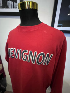 Chevignon 100% Cotton Logo Embroidered Sweater Size XL