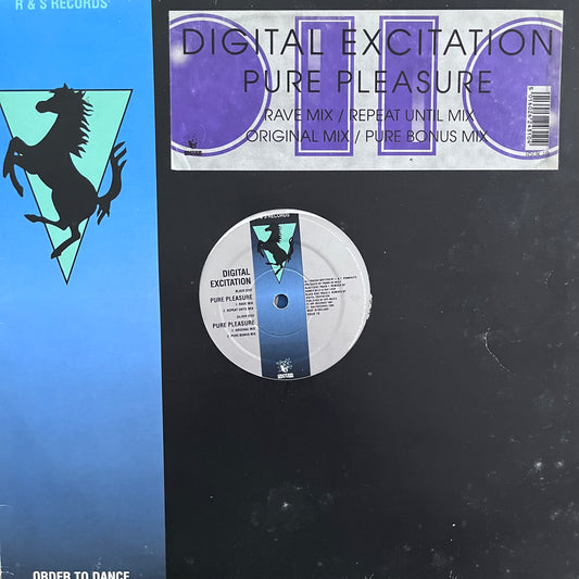 Digital Excitation “Pure Pleasure” 4 Version 12inch Vinyl Record on R&S Records