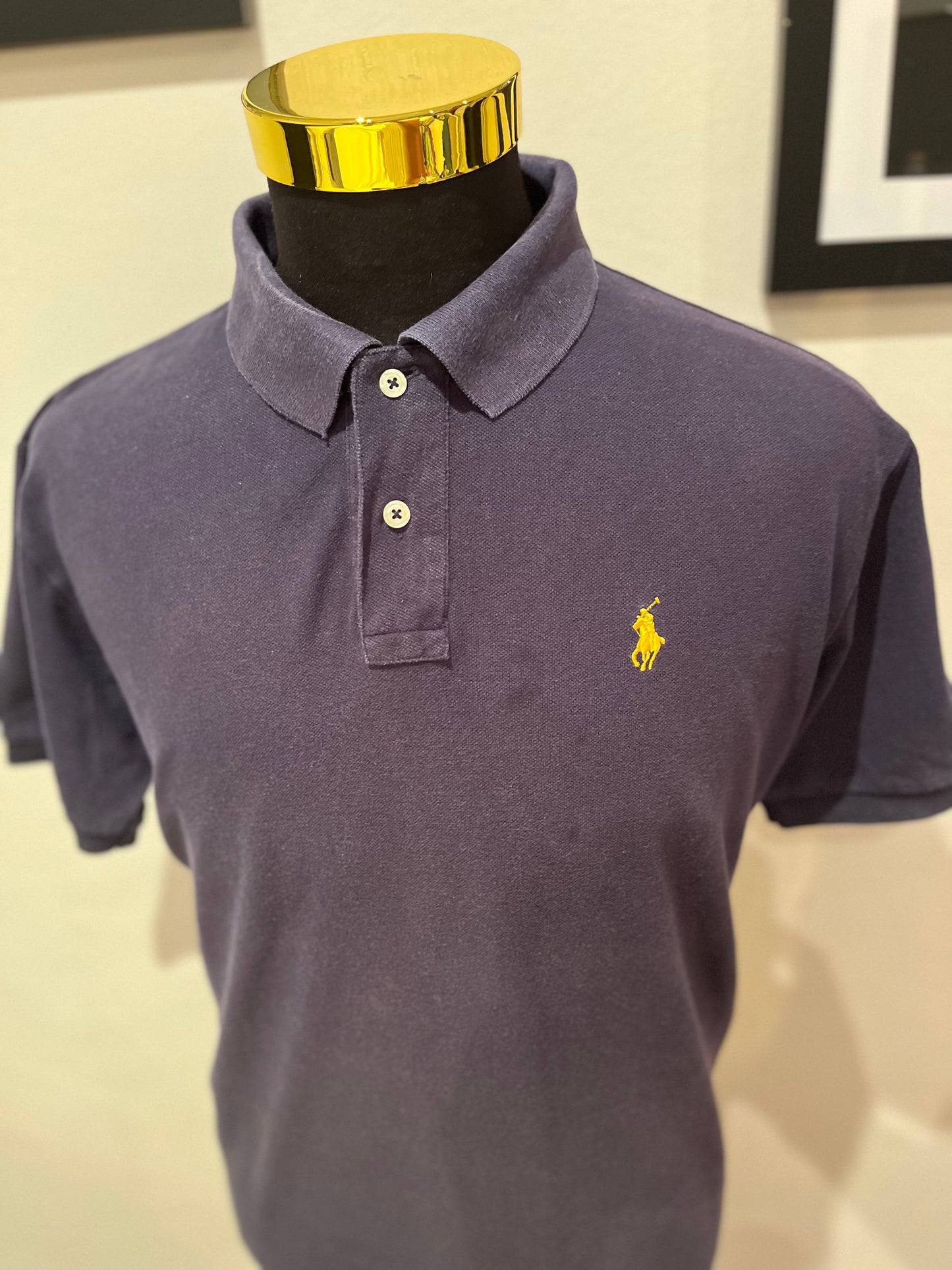 Polo Ralph Lauren 100% Cotton Blue Polo Shirt Size XL