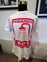 Load image into Gallery viewer, Dsquared2 100% Cotton Logo Print Tee Size XXL fits XL Regular Fit