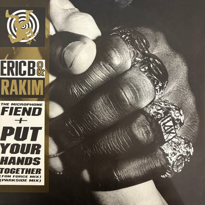 Eric B & Rakim “The Microphone Fiend” 2 Track 12inch vinyl record