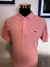 Load image into Gallery viewer, Lacoste 100% Cotton Pink Polo Shirt Size XL Classic Fit