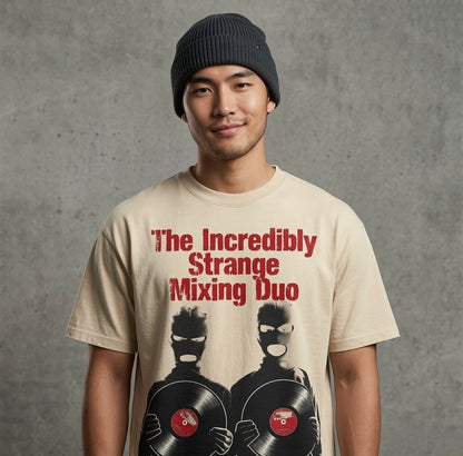 Street & Juice ‘The Incredibly Strange Mixing Duo’ 100% Ivory Graphic Tee