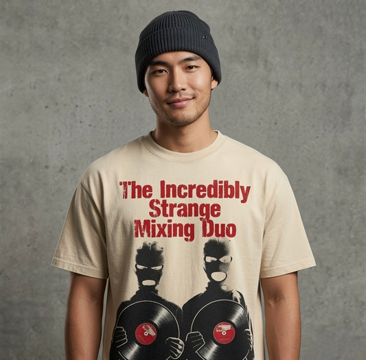 Street & Juice ‘The Incredibly Strange Mixing Duo’ 100% Ivory Graphic Tee