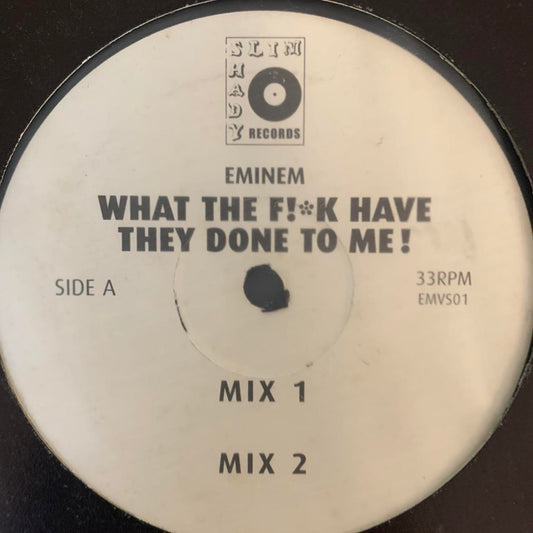 Eminem “What The Fuck Have They Done To Me” 4 Version 12inch Vinyl Record