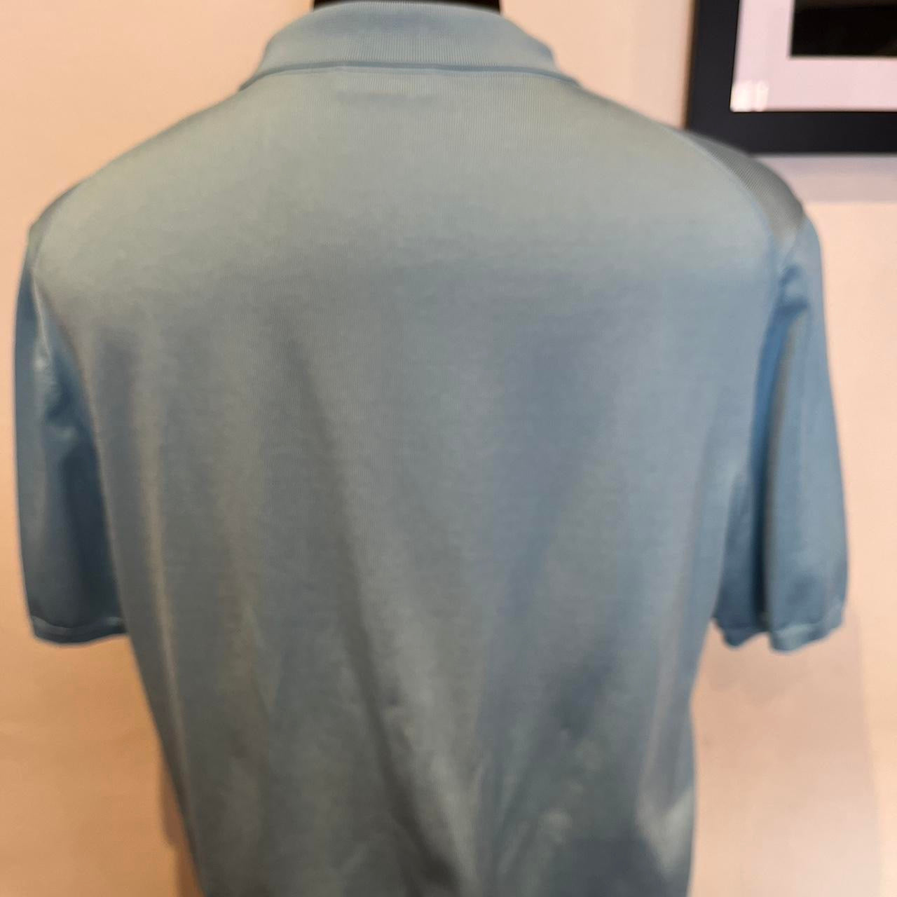 Sandro 82% Acetate Blend Powder Blue Polo Size XL