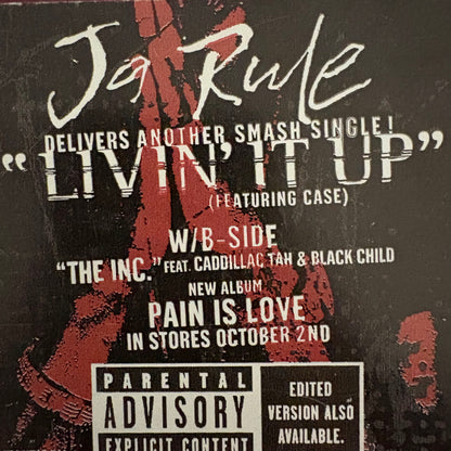 Ja Rule “Livin’ It Up” 6 Track 12inch vinyl record Def Jam
