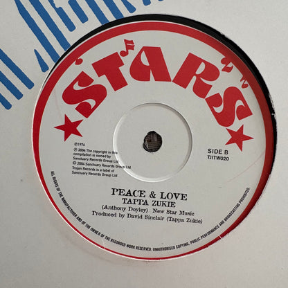 Knowledge “Make Faith” / Tappa Zukie “Peace & Love” 2 Track 12” Vinyl Trojan