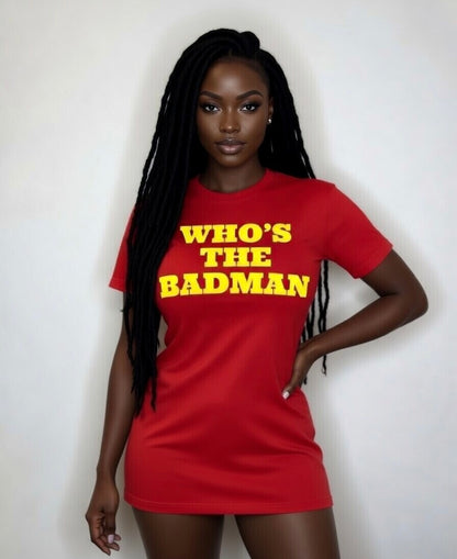 Street & Juice ‘Who’s The Badman’ 100% Cotton Tee