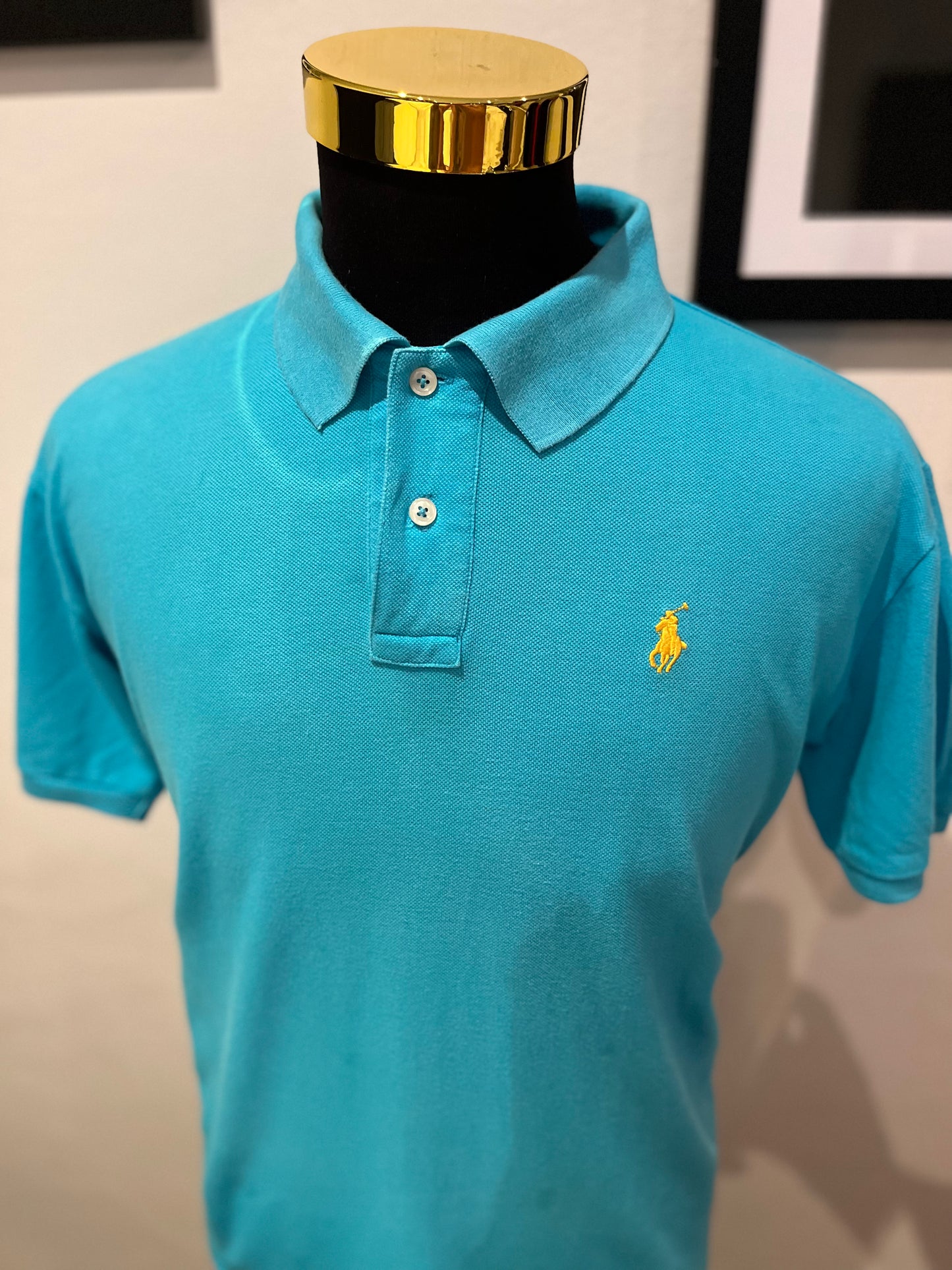 Polo Ralph Lauren 100% Cotton Blue Polo Shirt Size XL