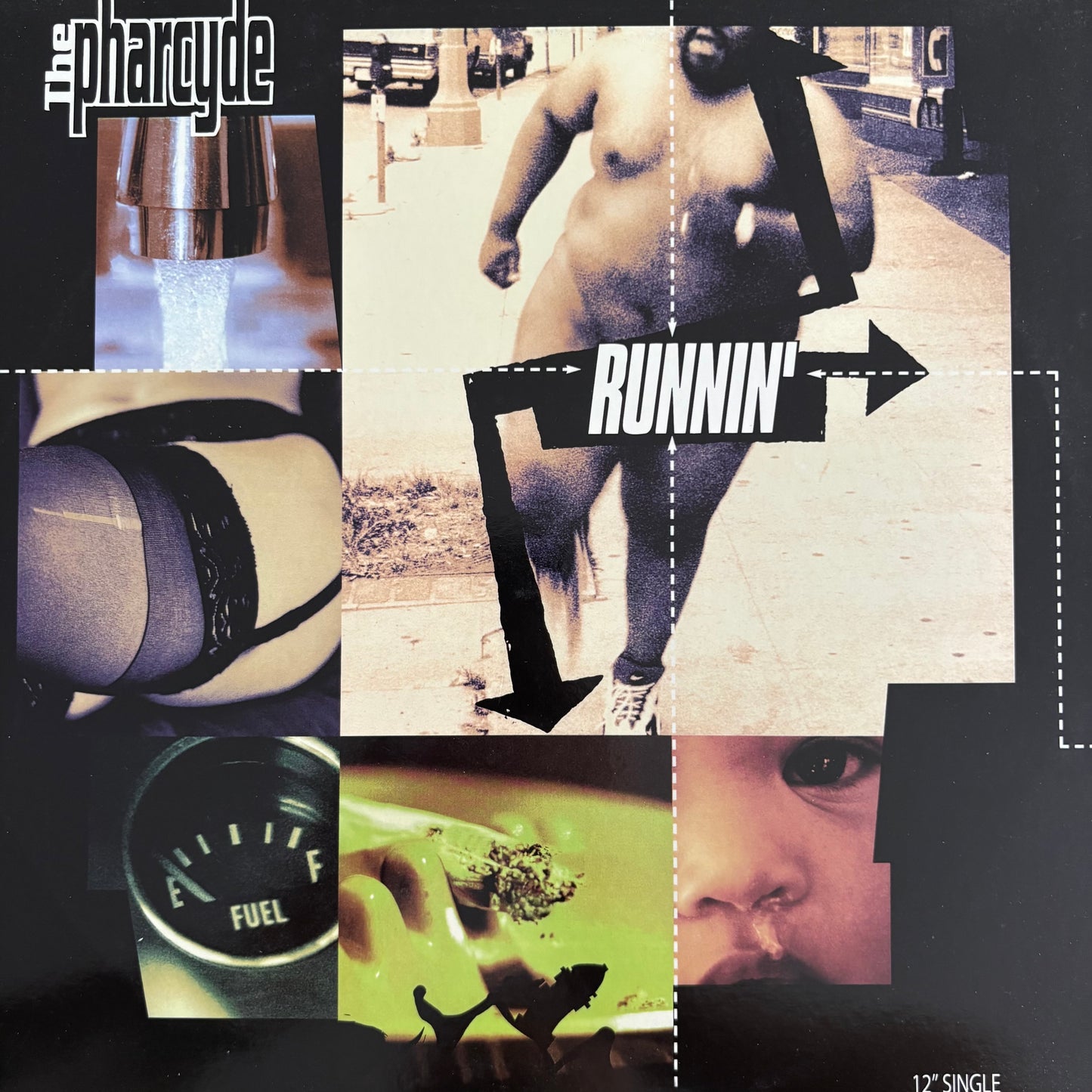 The Pharcyde “Running’” / “Drop” 6 Track 12”Vinyl Record Delicious Vinyl
