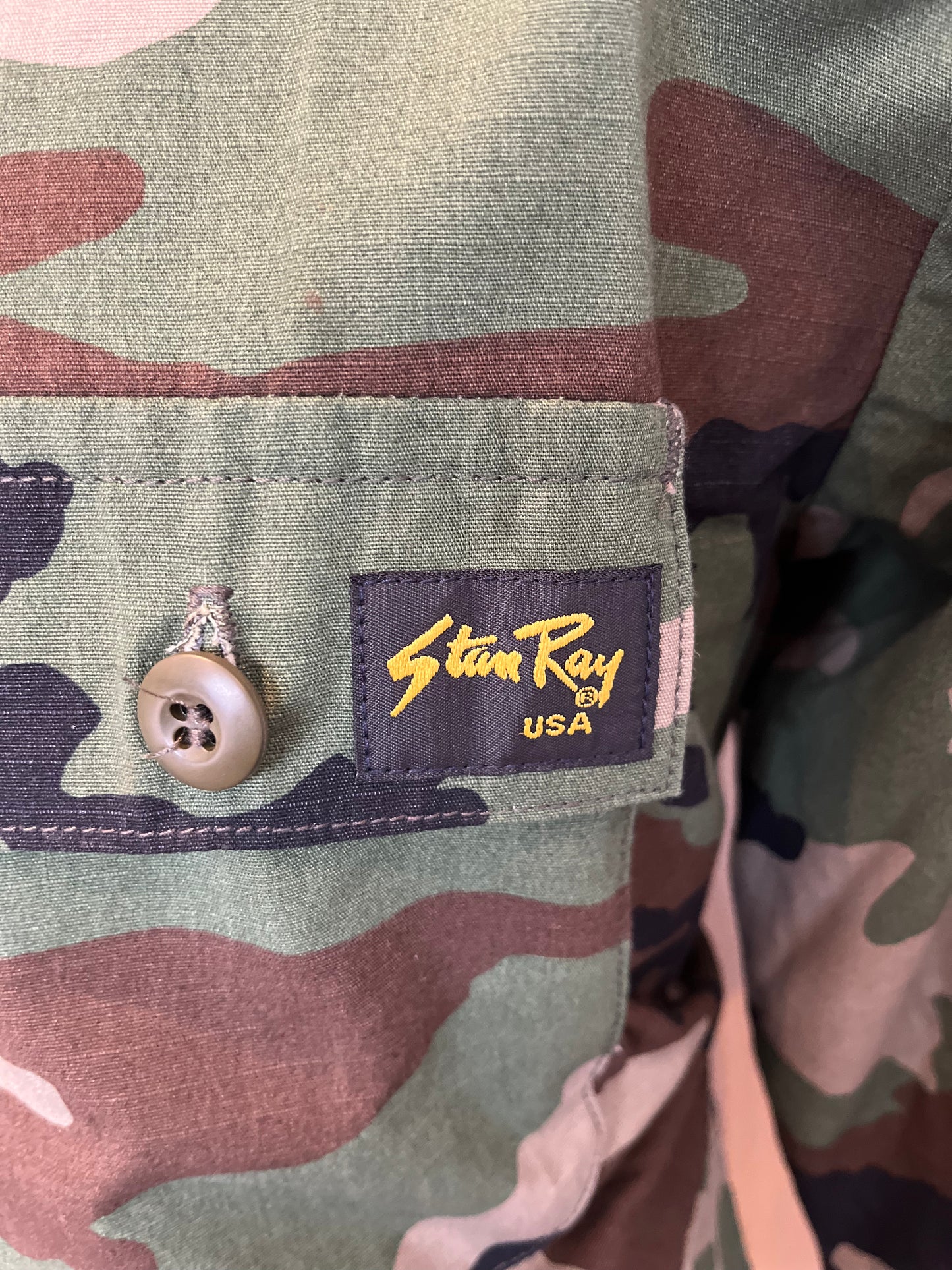 Stan Ray 100% Cotton Camouflage BDU Jacket Size US L, fits L To XL