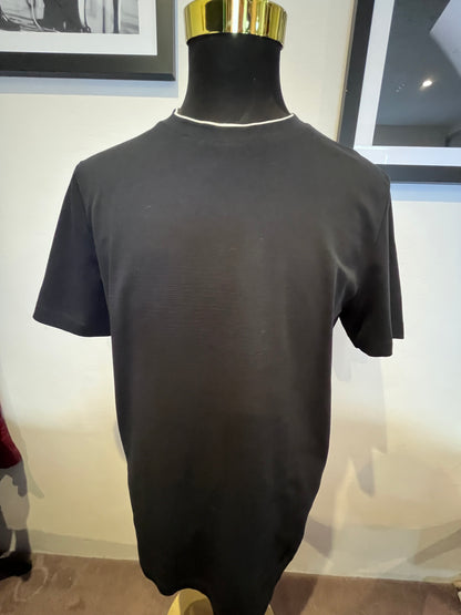 Boss Hugo Boss Cotton Blend Navy Blue T Shirt Regular Fit Size XL