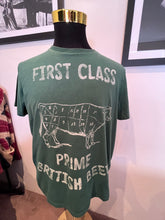 Load image into Gallery viewer, Duffer of St George 100% Cotton Green Logo Print Tee Size Large