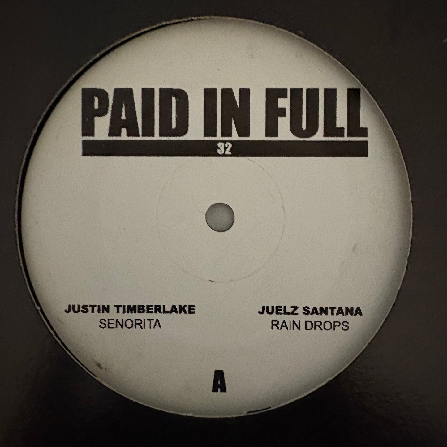 Paid in Full Vol 32 Justin Timberlake “Senorita” / Ginuwine “Sex” 4 Track 12inch vinyl