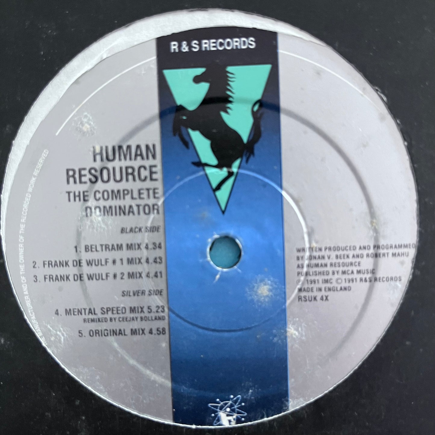 Human Resource “The Complete Dominator” 5 Track 12inch Vinyl on R&S Records