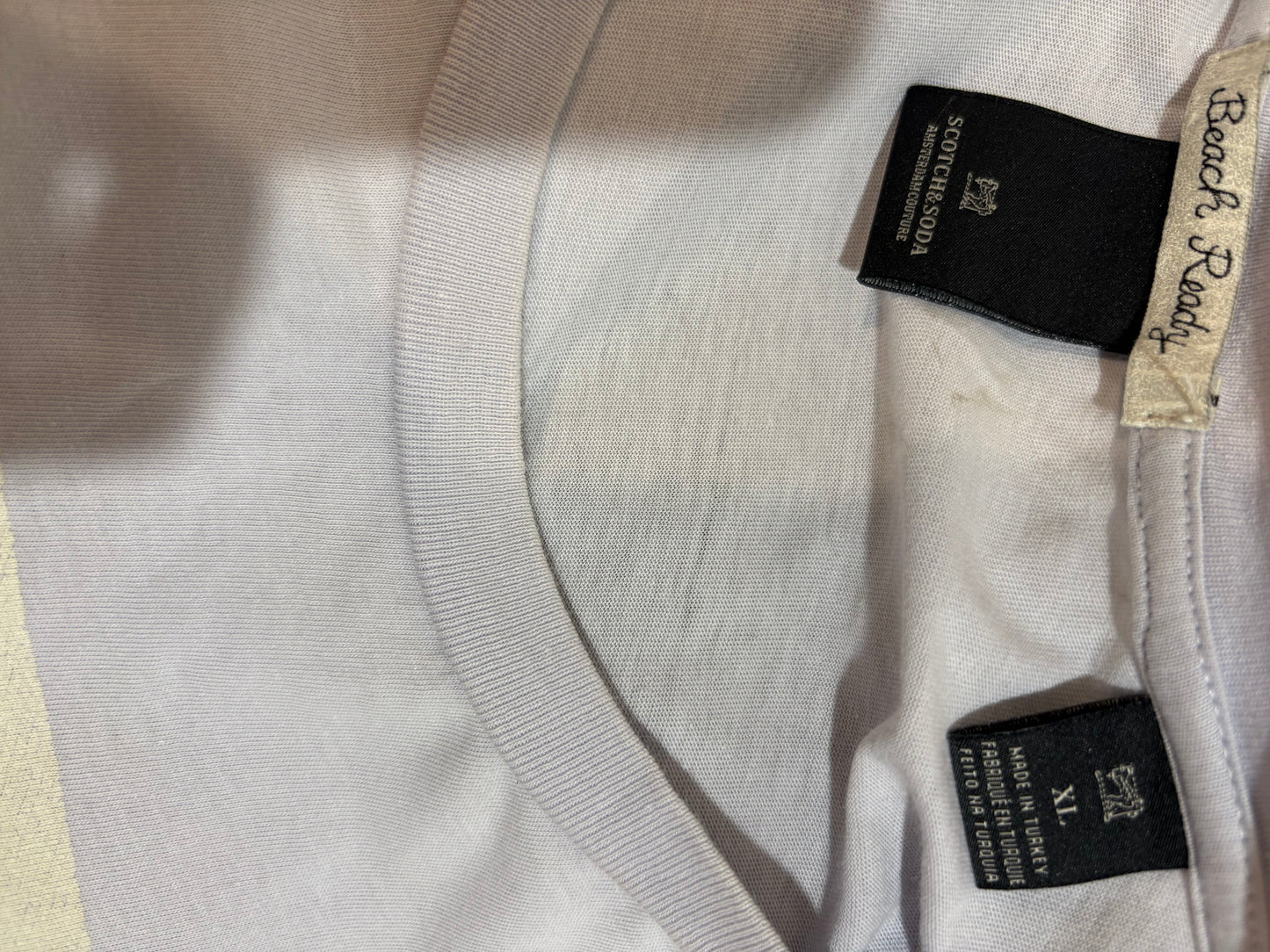 Scotch & Soda 100% Cotton Blue Chest Logo Tee