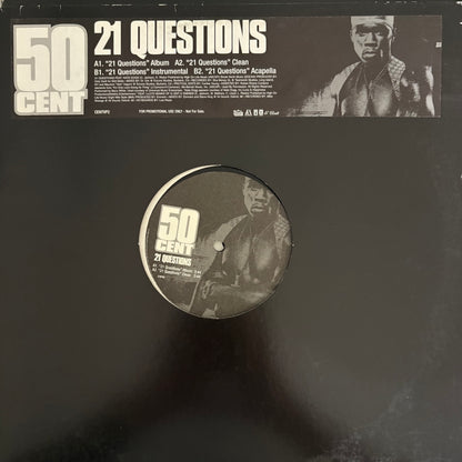 50 Cent “21 Questions” Ft Nate Dogg” 4 Version 12inch vinyl record