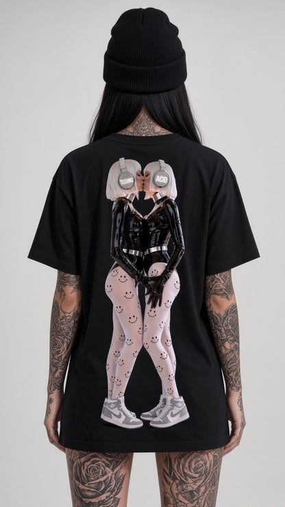 Street & Juice ‘Techno Acid’ 100% Heavyweight Cotton Graphic Tee