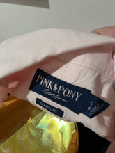 Load image into Gallery viewer, Ralph Lauren Pink Pony 100% Cotton Classic Fit Shirt Size Large Button Down Collar