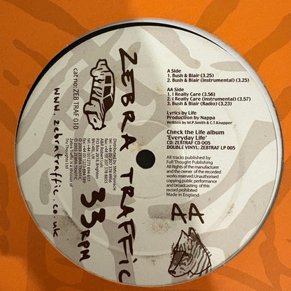 Life “Bush & Blair” 5 Track 12inch vinyl record