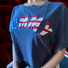 Load image into Gallery viewer, Tommy Hilfiger Tommy Girl Logo Embroidered Blue Crop Top Size Medium