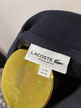 Load image into Gallery viewer, Lacoste 100% Cotton Black 3 Tone Collar Polo Shirt Size XL Regular Fit