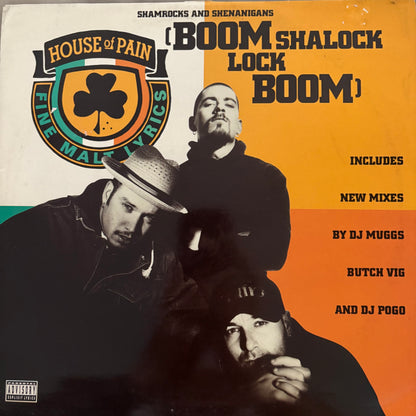 House Of Pain “Shamrocks And Shenanigan” /  “Boom Shalock Lock Boom” 4 Version 12inch vinyl record