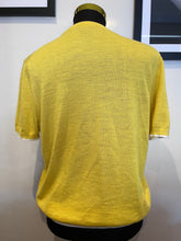 Load image into Gallery viewer, Boss Hugo Boss 100% Cotton Yellow light knit Tee Size XL