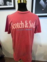 Load image into Gallery viewer, Scotch &amp; Soda 100% Cotton Red T Shirt Regular Fit Size XL