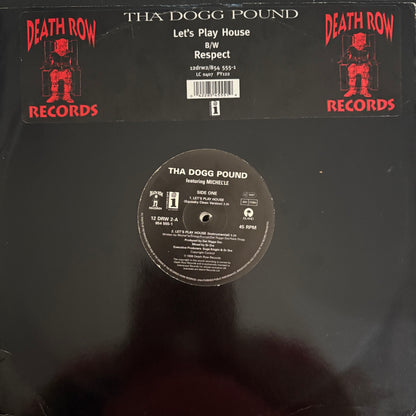 Tha Dogg Pound Ft Michel’le “Let’s Play House” 3 Version 12inch vinyl record Death Row Records