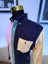 Load image into Gallery viewer, Ralph Lauren 100% Cotton Patchwork Corduroy Shirt Size Large