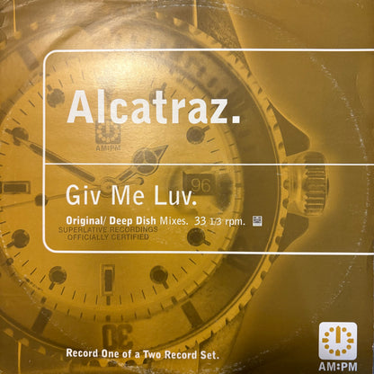 Alcatraz “Giv Me Love” 3 Version 12inch Vinyl Record on AM:PM