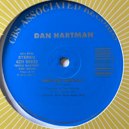 Dan Hartman “Instant Reply” / “Relight My Fire” 3 Track 12inch Vinyl Record
