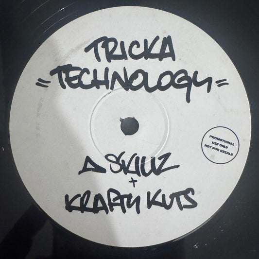 A Skillz & Krafty Kuts “Tricka Technology” / “Peaches” Ft Capone 2 Track 12inch vinyl record